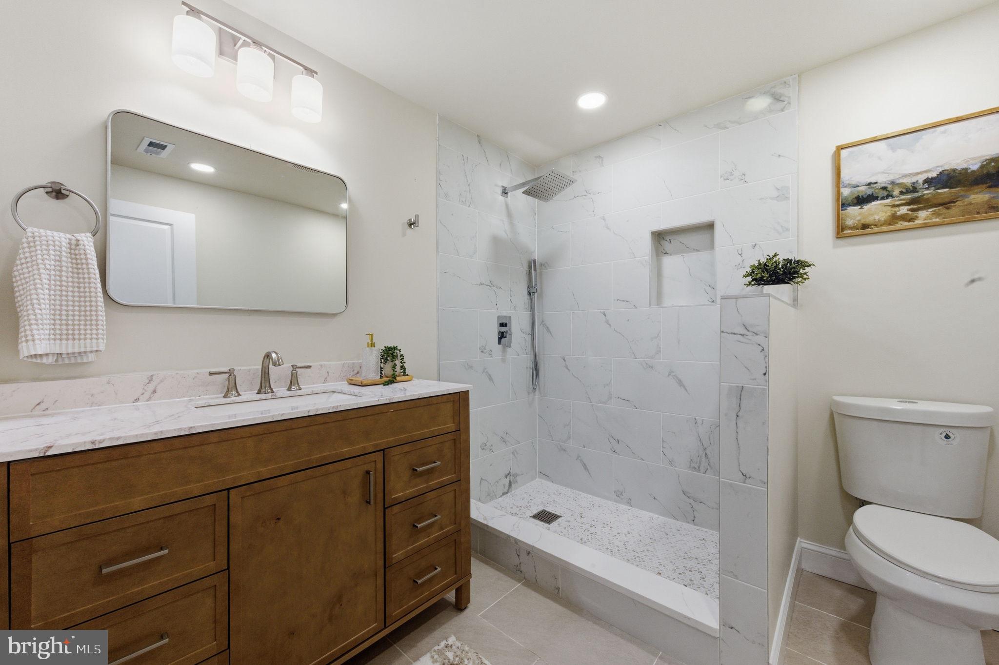 4 Meteor Lane Newark, DE 19711 - Photo 39 of 56 a bathroom with a sink a toilet and shower