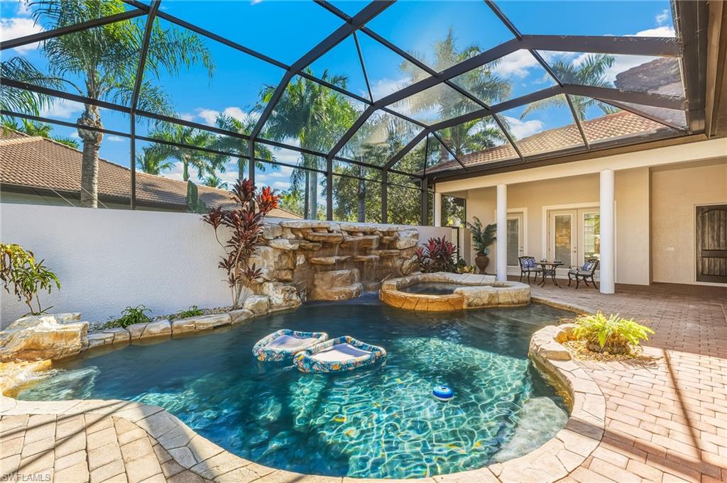 7749 Classics Drive Naples, FL 34113 - Photo 18 of 39 Custom pool view to cabana