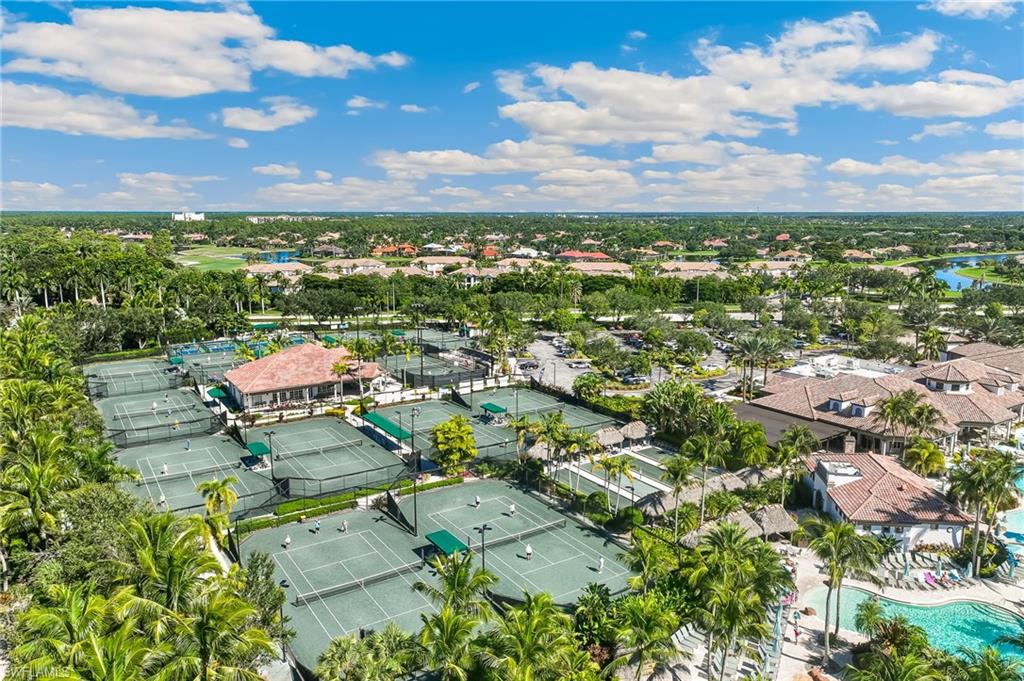 7749 Classics Drive Naples, FL 34113 - Photo 34 of 39 Players Club - Aerial of 12 tennis courts