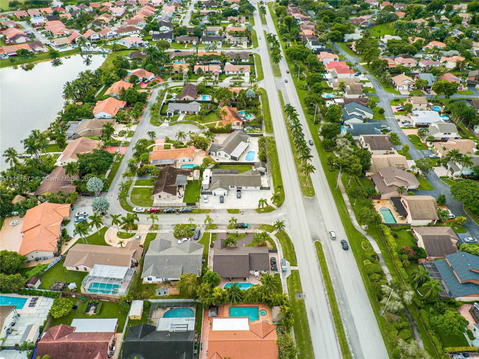 14695 Southwest 45th Street Miami, FL 33175 - Photo 32 of 33 an aerial view of residential houses with outdoor space
