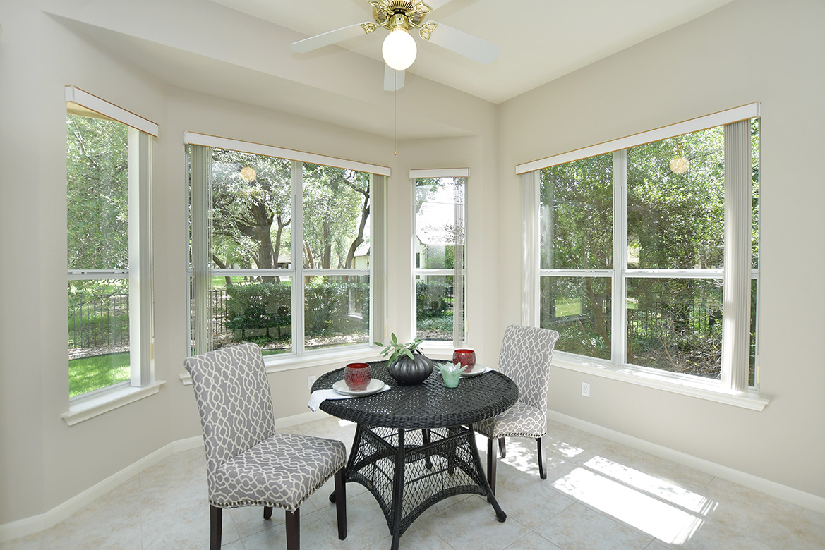 114 Lone Star Drive Georgetown, TX 78633 - Photo 14 of 30 A pleasant back yard view is seen from the breakfast area.