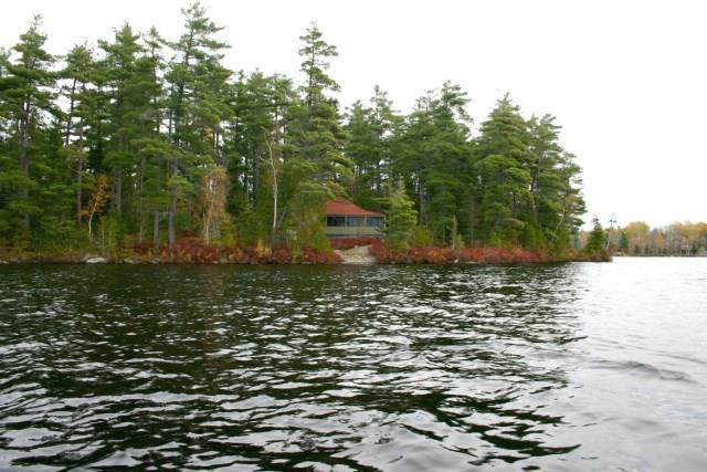 1 Staples Road Baileyville, ME 04694 - Photo 2 of 11 View of Cottage from Meddybemps Lake