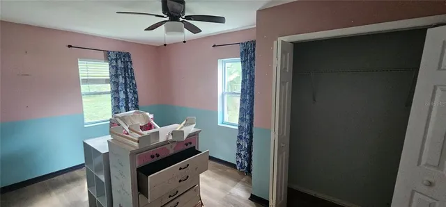 a view of walk in closet