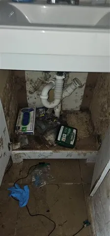 a view of a small space