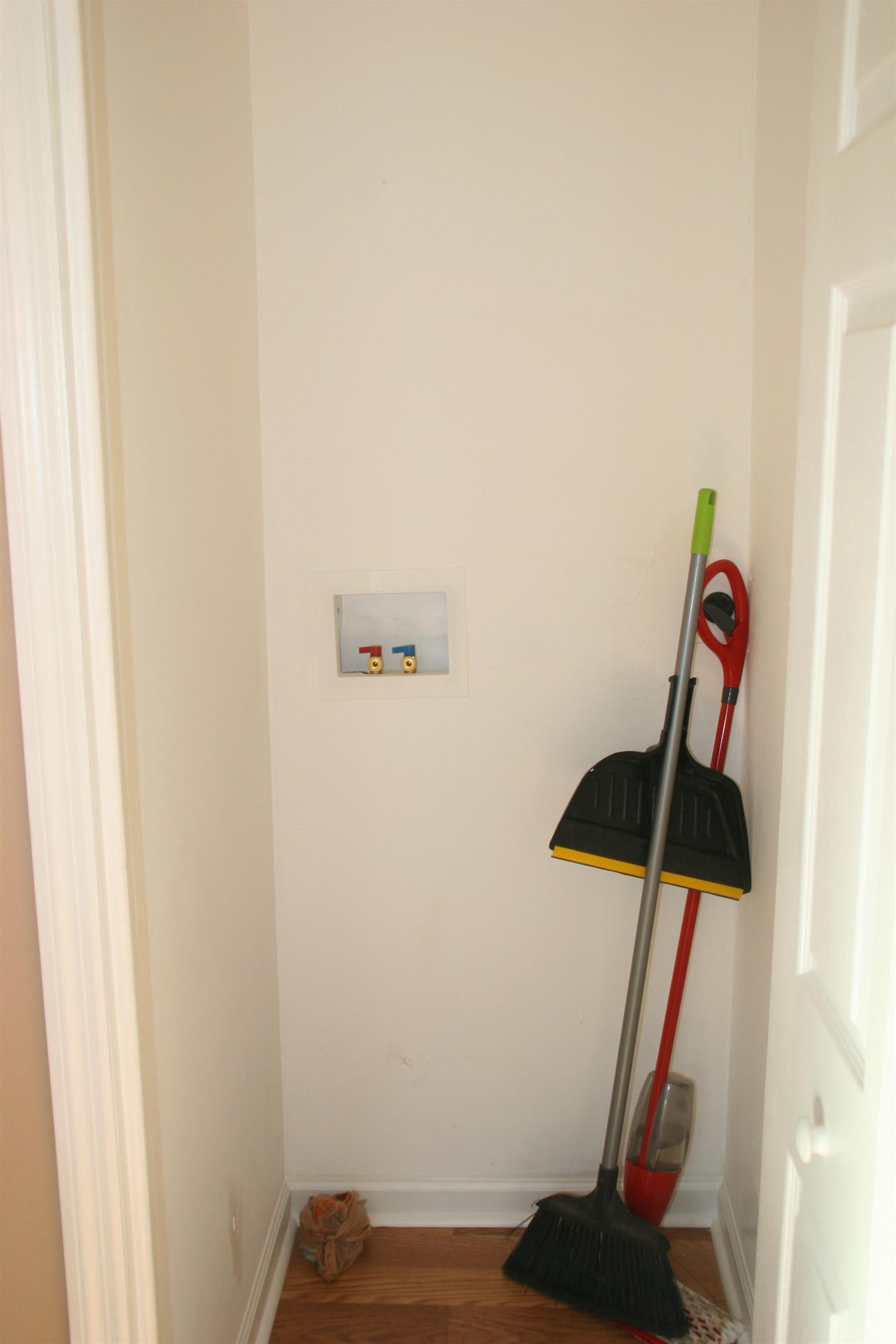 502 High Point Road Clarksville, TN 37042 - Photo 27 of 30 The Laundry Closet was Designed for Stackable Front Loaders to Save Space.
