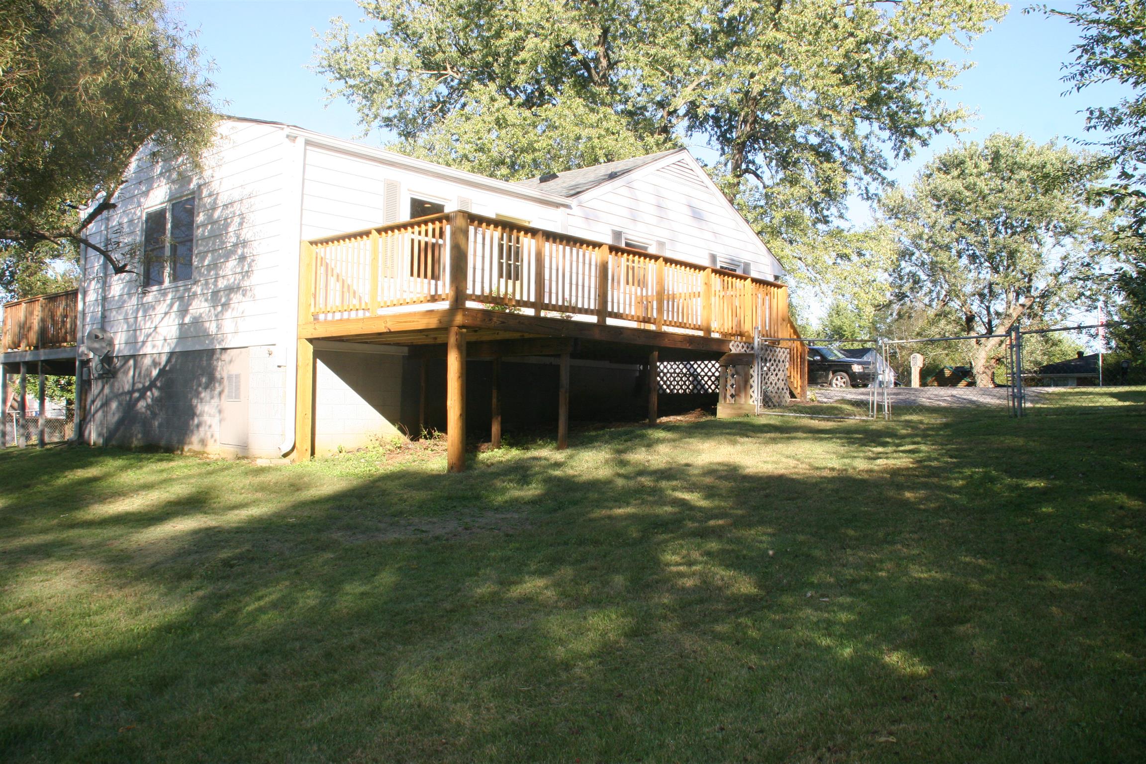502 High Point Road Clarksville, TN 37042 - Photo 4 of 30 View of the Deck from the Backyard.