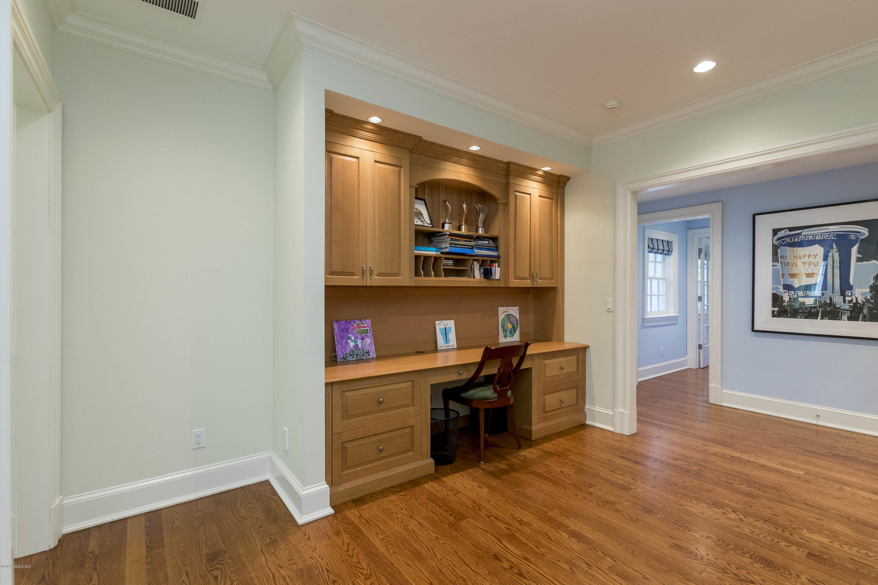 8 Hockanum Road Westport, CT 06880 - Photo 28 of 41 a view of a workspace with furniture and wooden floor