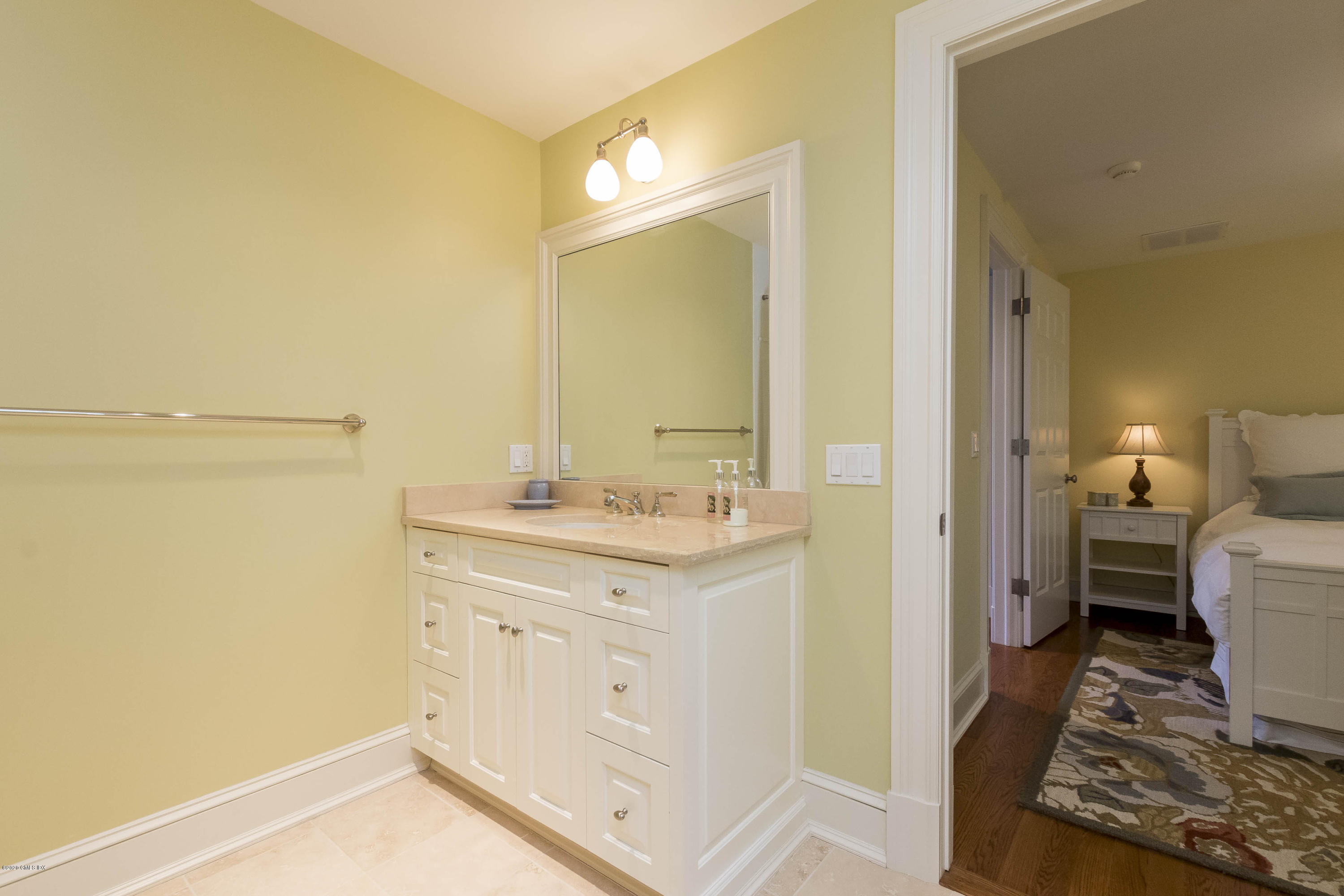 8 Hockanum Road Westport, CT 06880 - Photo 30 of 41 a bathroom with a sink and a mirror