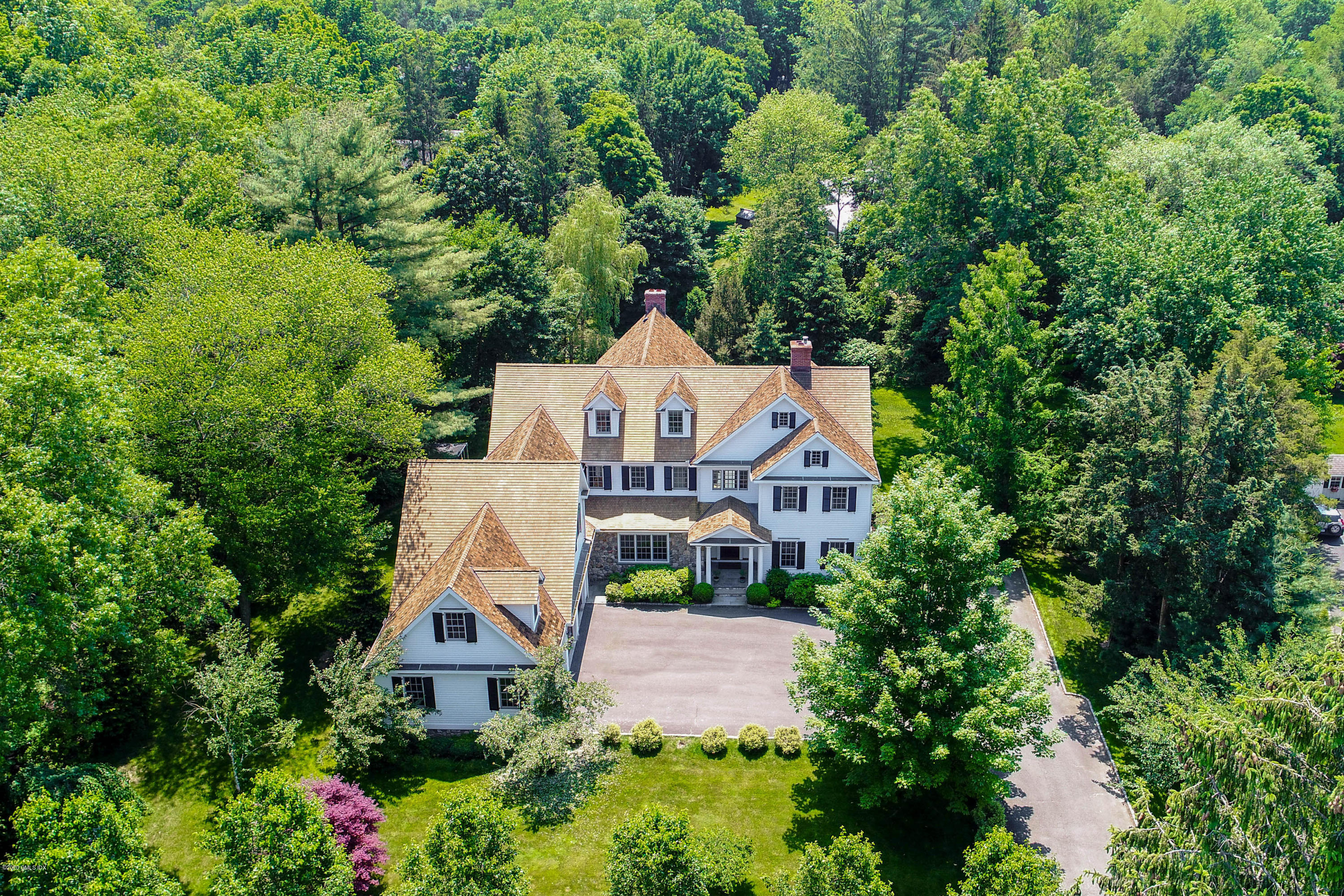 8 Hockanum Road Westport, CT 06880 - Photo 37 of 41 an aerial view of a house