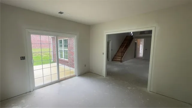 a view of room with window