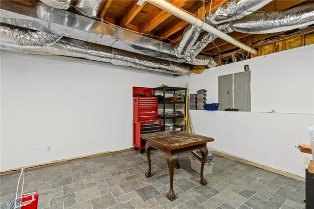 a view of a room with workspace