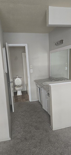 6200 West Tidwell Road, Unit 1205 Houston, TX 77092 - Photo 23 of 27 a living room with a sink and a toilet