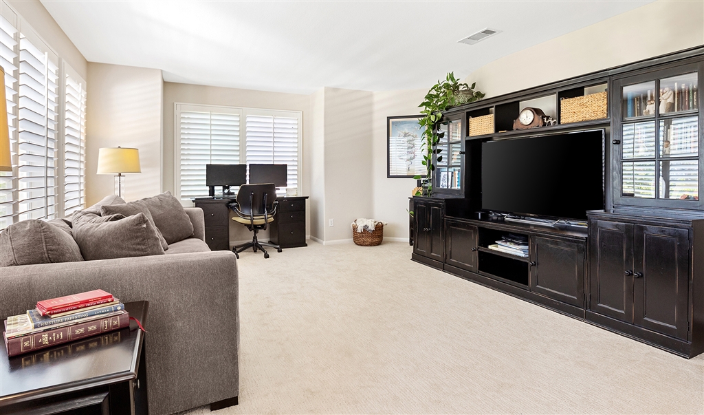 3445 Camino Alegre Carlsbad, CA 92009 - Photo 12 of 25 a living room with furniture and a flat screen tv