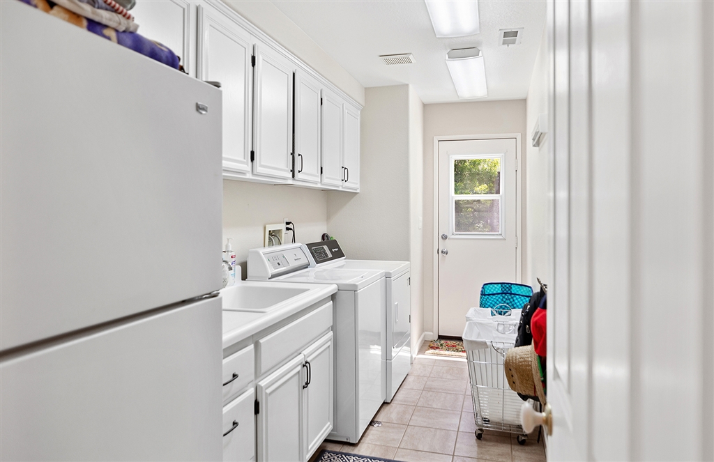 3445 Camino Alegre Carlsbad, CA 92009 - Photo 19 of 25 a utility room with cabinets washer and dryer