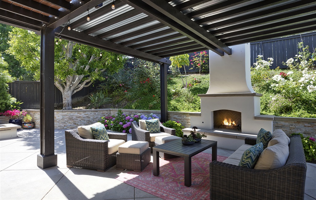 3445 Camino Alegre Carlsbad, CA 92009 - Photo 21 of 25 a outdoor living space with furniture and garden view