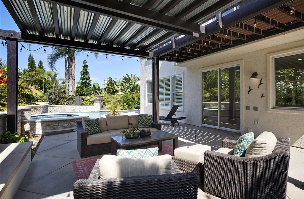 3445 Camino Alegre Carlsbad, CA 92009 - Photo 23 of 25 a outdoor living space with furniture and garden view