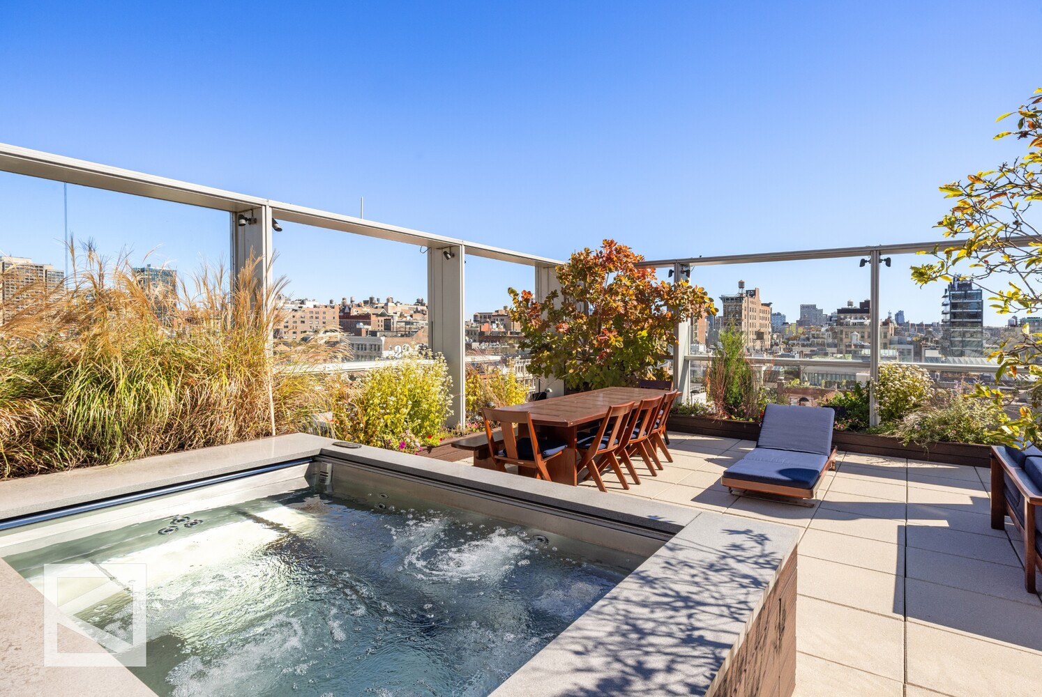 350 West Broadway, Unit PH Manhattan, NY 10013 - Photo 27 of 32 swimming pool with outdoor seating