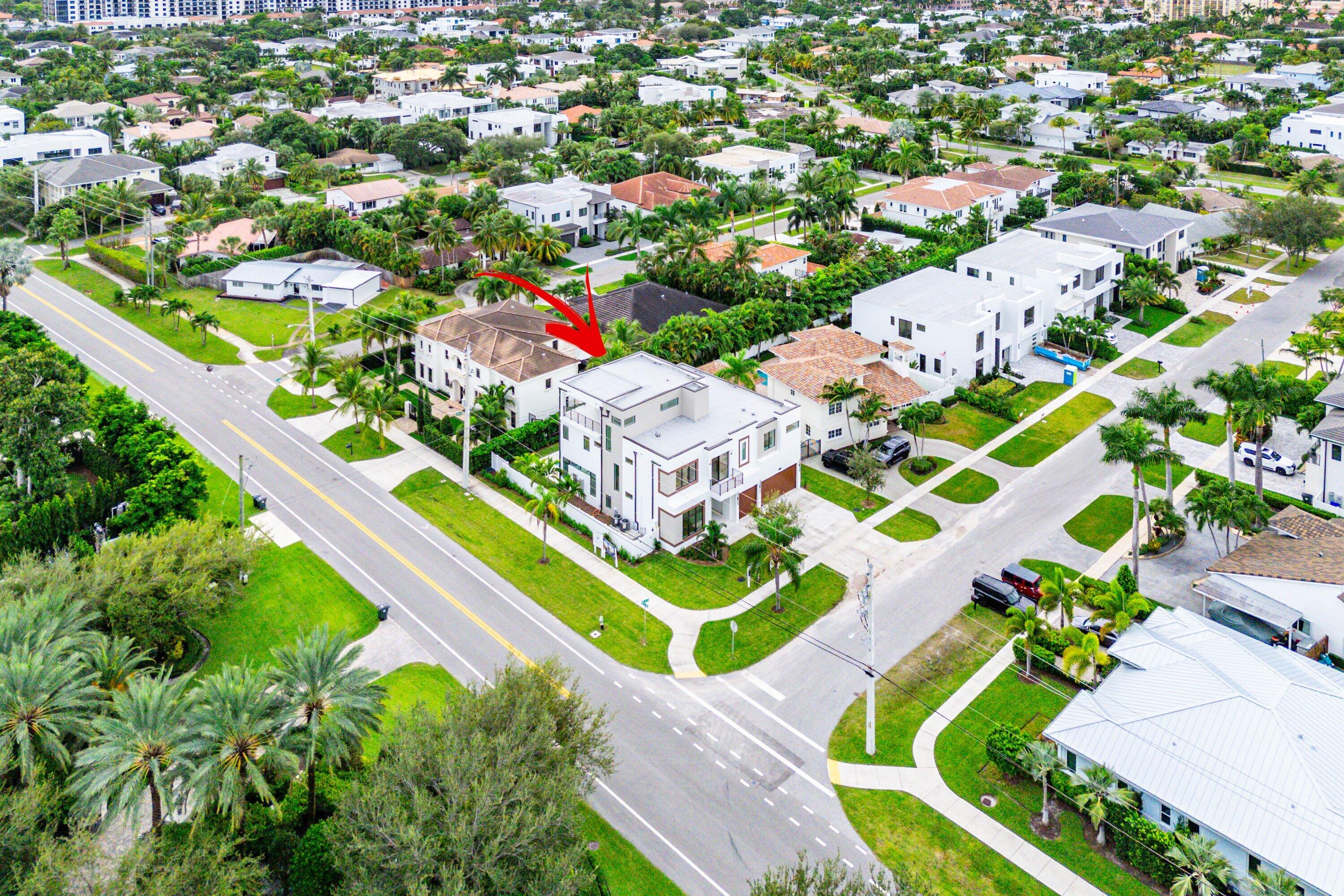 498 Northeast 6th Street Boca Raton, FL 33432 - Photo 58 of 60 Aerial