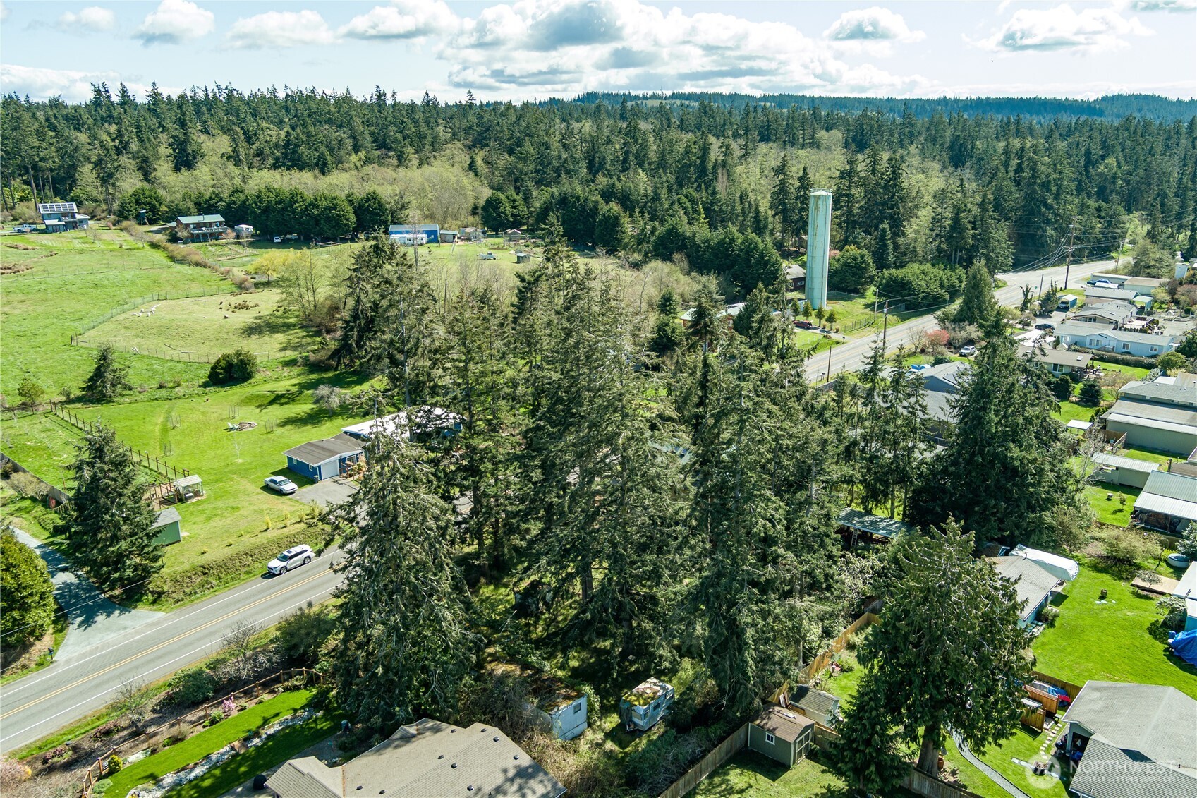 3544 South Smugglers Cove Road Greenbank, WA 98253 - Photo 11 of 23 a view of a city with lush green forest