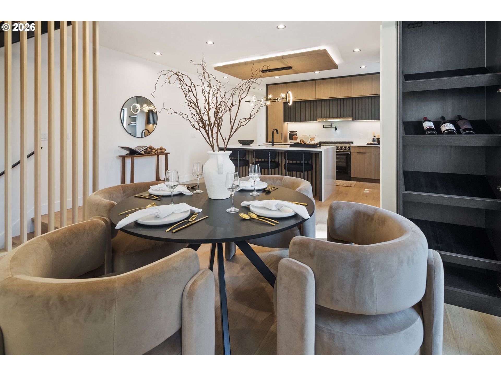 705 1st Street Lake Oswego, OR 97034 - Photo 7 of 35 a kitchen with a table chairs and a stove