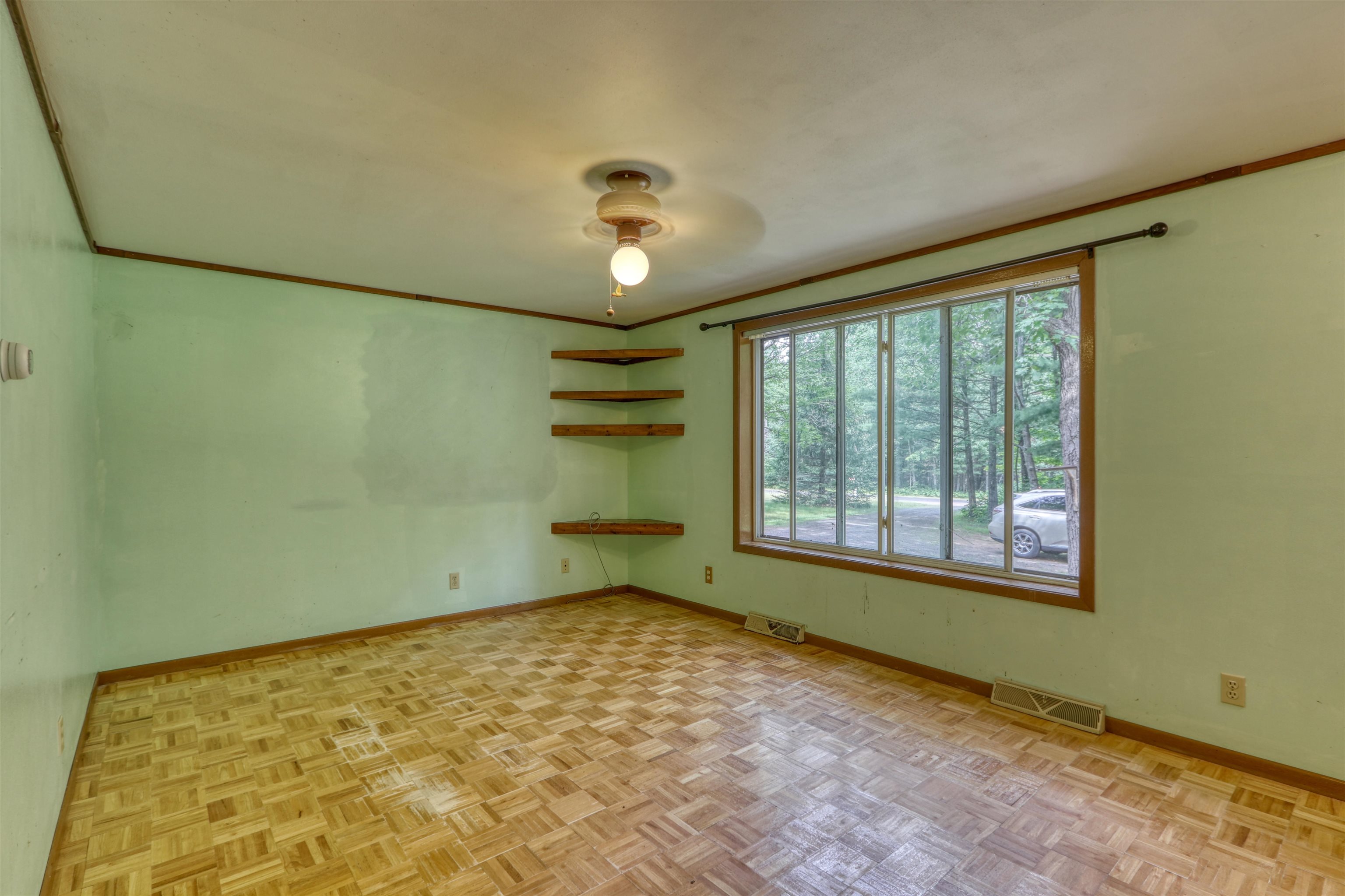 22655 Sunset Acres Lane Grand View, WI 54839 - Photo 15 of 47 Spare room with ornamental molding and a ceiling fan