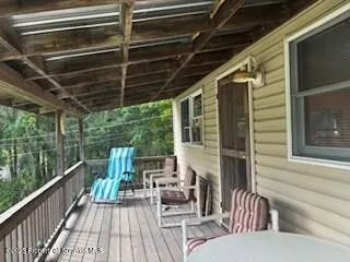 a view of backyard with green space