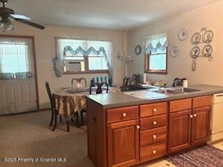 1171 Heart Lake Road Montrose, PA 18801 - Photo 44 of 56 a spacious bathroom with a granite countertop sink a mirror and a window