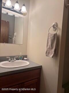 1171 Heart Lake Road Montrose, PA 18801 - Photo 54 of 56 a bathroom with a sink and mirror