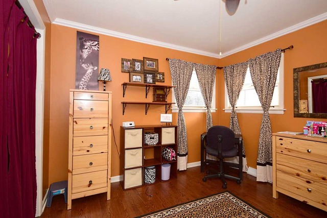 1219 Good Avenue Park Ridge, IL 60068 - Photo 11 of 25 a view of workspace with wooden floor and windows