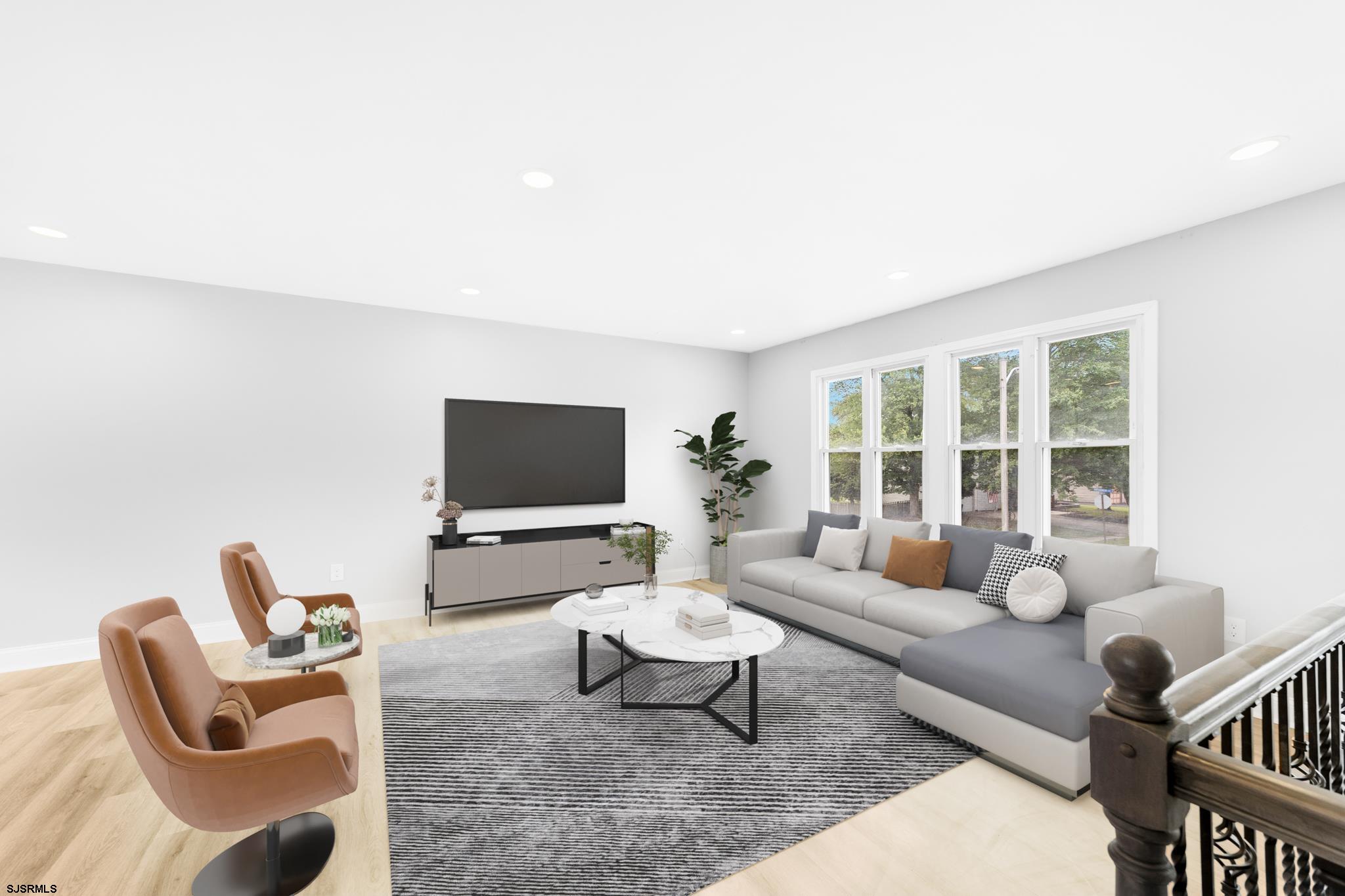 243 Wintergreen Lane Penns Grove, NJ 08069 - Photo 3 of 32 a living room with furniture and a flat screen tv
