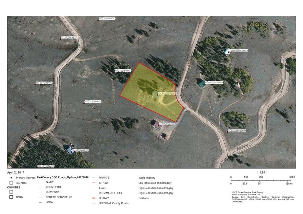108 Australian Road Como, CO 80456 - Photo 24 of 25 an aerial view of a house