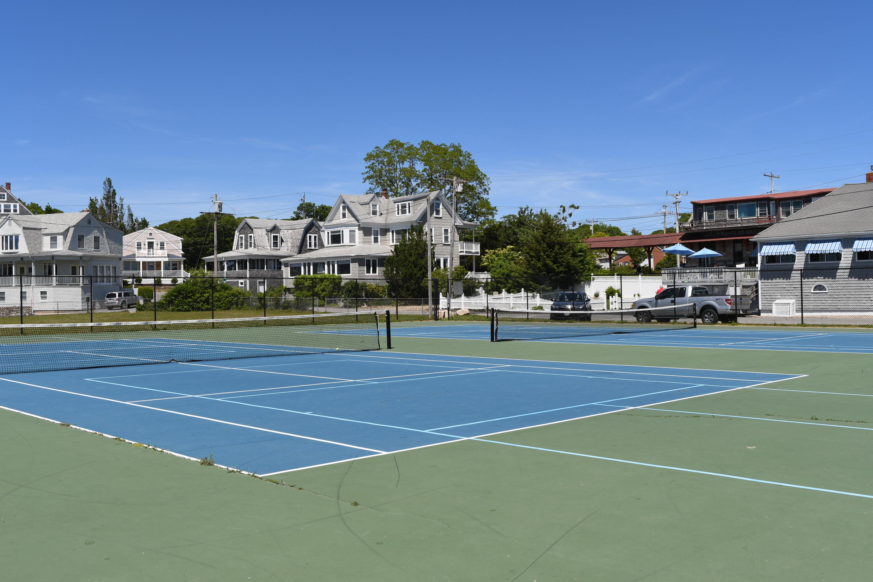 14 Marilyn Road Buzzards Bay, MA 02532 - Photo 16 of 20 a view of a tennis ground with large trees