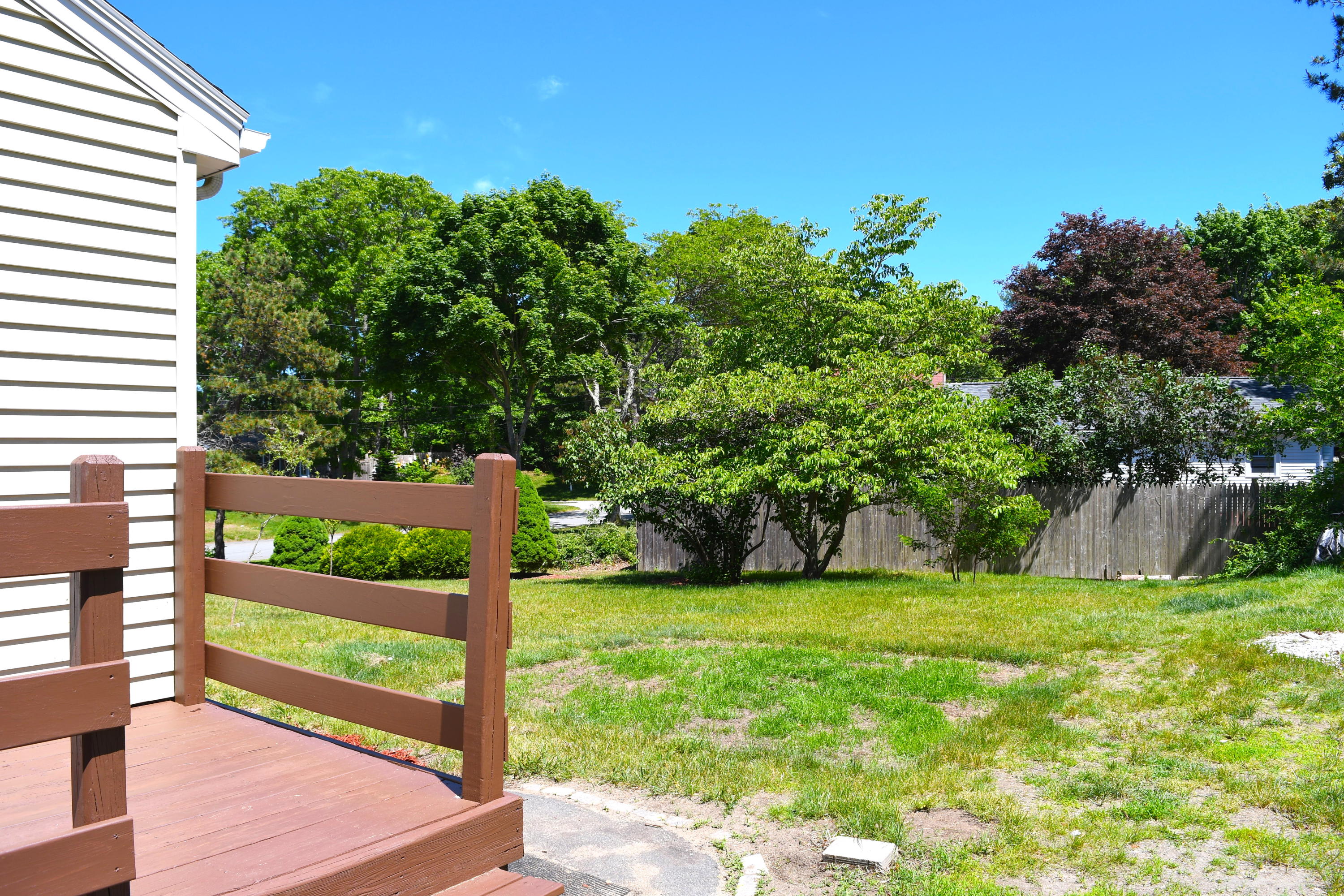 14 Marilyn Road Buzzards Bay, MA 02532 - Photo 18 of 20 a view of a yard with a tree