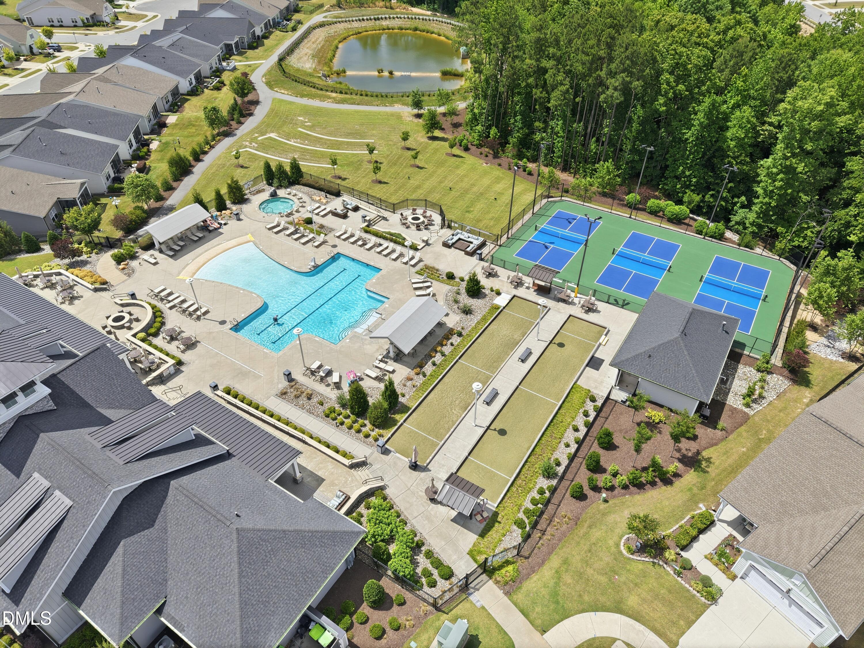 289 English Violet Lane Raleigh, NC 27610 - Photo 35 of 40 an aerial view of a house with a ocean