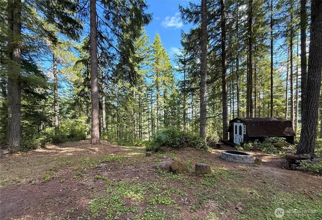 a view of swimming pool from a balcony