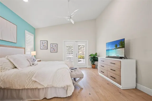 a view of a balcony with chairs