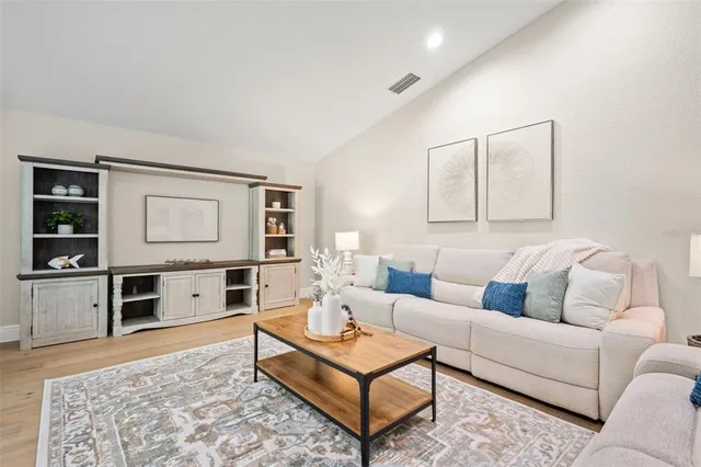 a view of a chairs and table in the patio