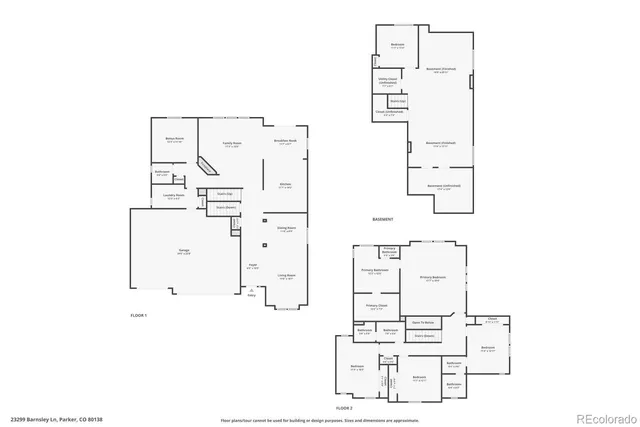 $755,000 | 23299 Barnsley Lane, Parker, CO 80138