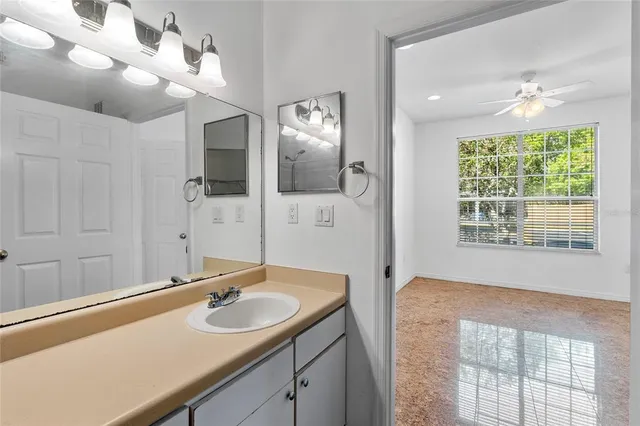 a view of a small space