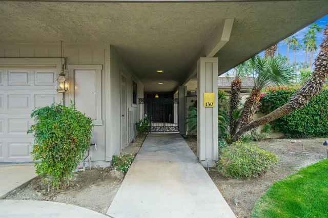 a view of a entryway door front of house