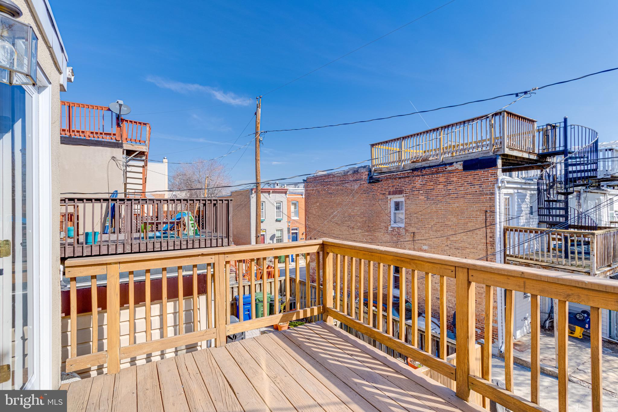 1209 Riverside Avenue Baltimore, MD 21230 - Photo 39 of 65 Deck Off Bedroom Number 2