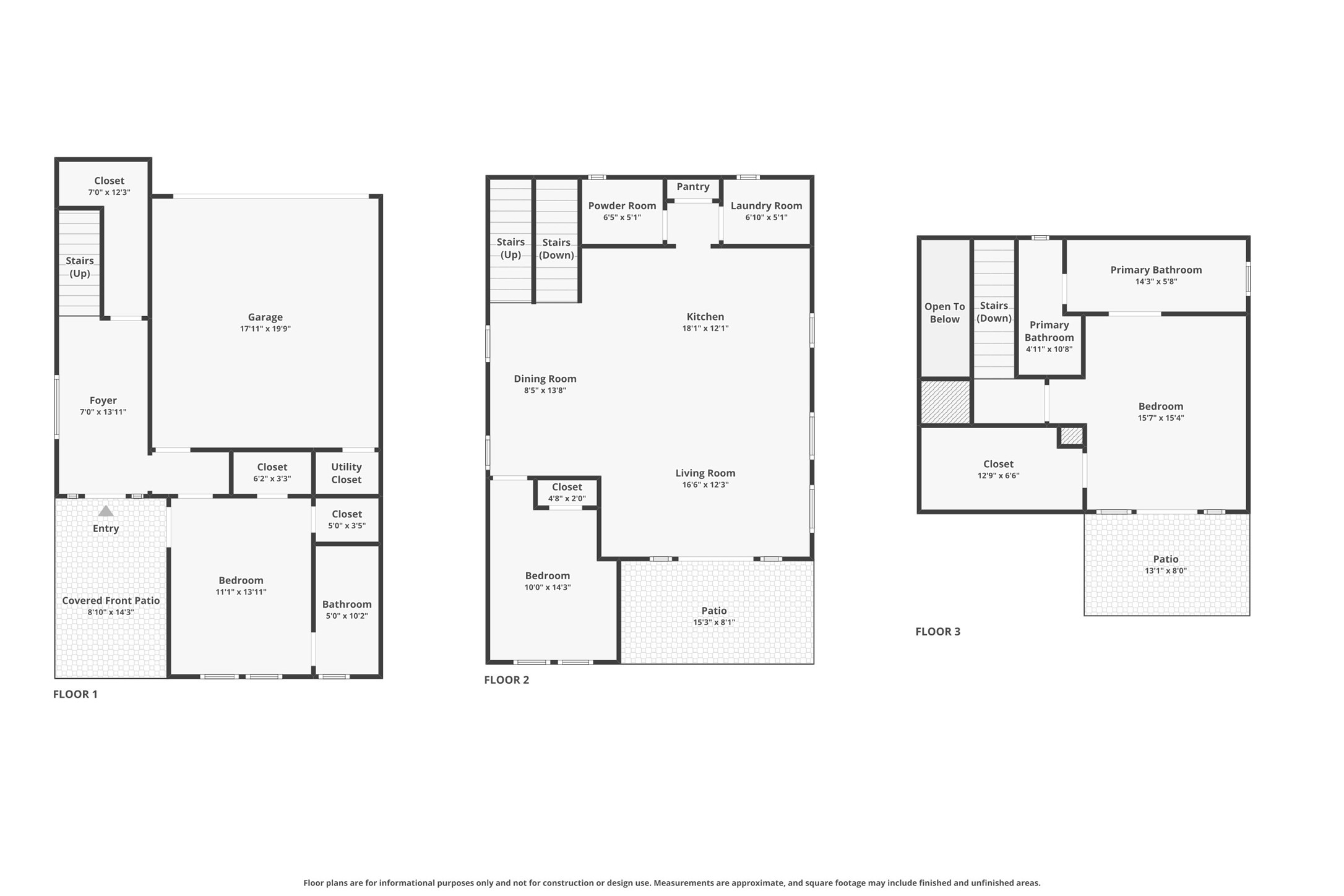 5002 Pecan Springs Road, Unit 6 Austin, TX 78723 - Photo 29 of 29 a picture of a floor plan