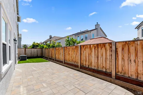 a view of small yard