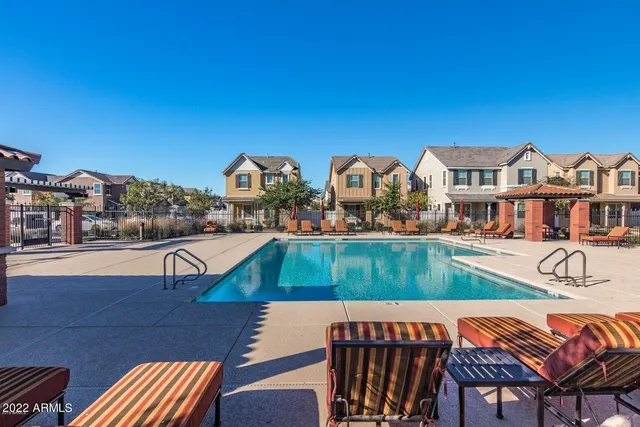 a view of a outdoor space with seating area
