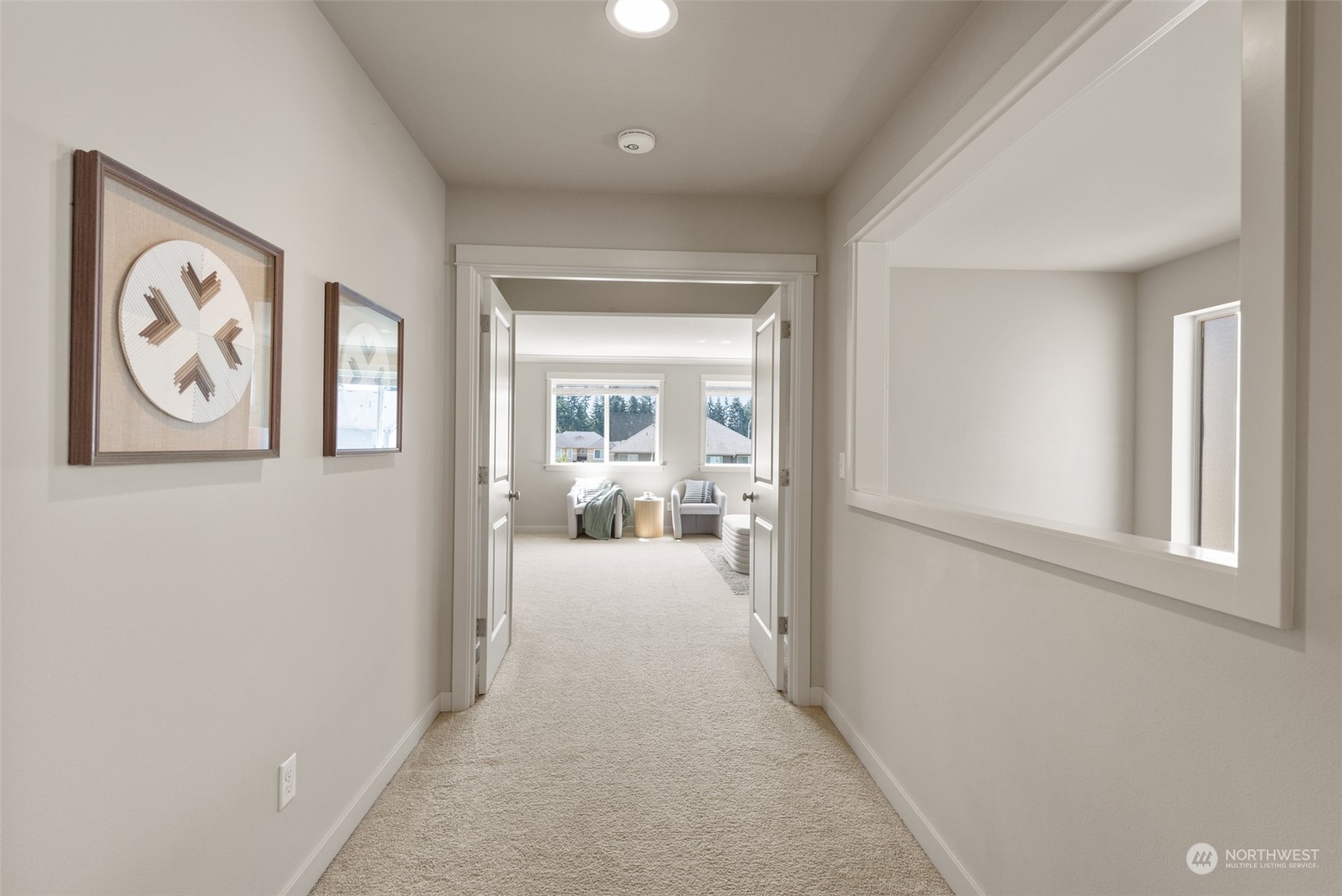 3530 215th Place Southeast Bothell, WA 98021 - Photo 18 of 35 a view of a hallway with bathroom and front door