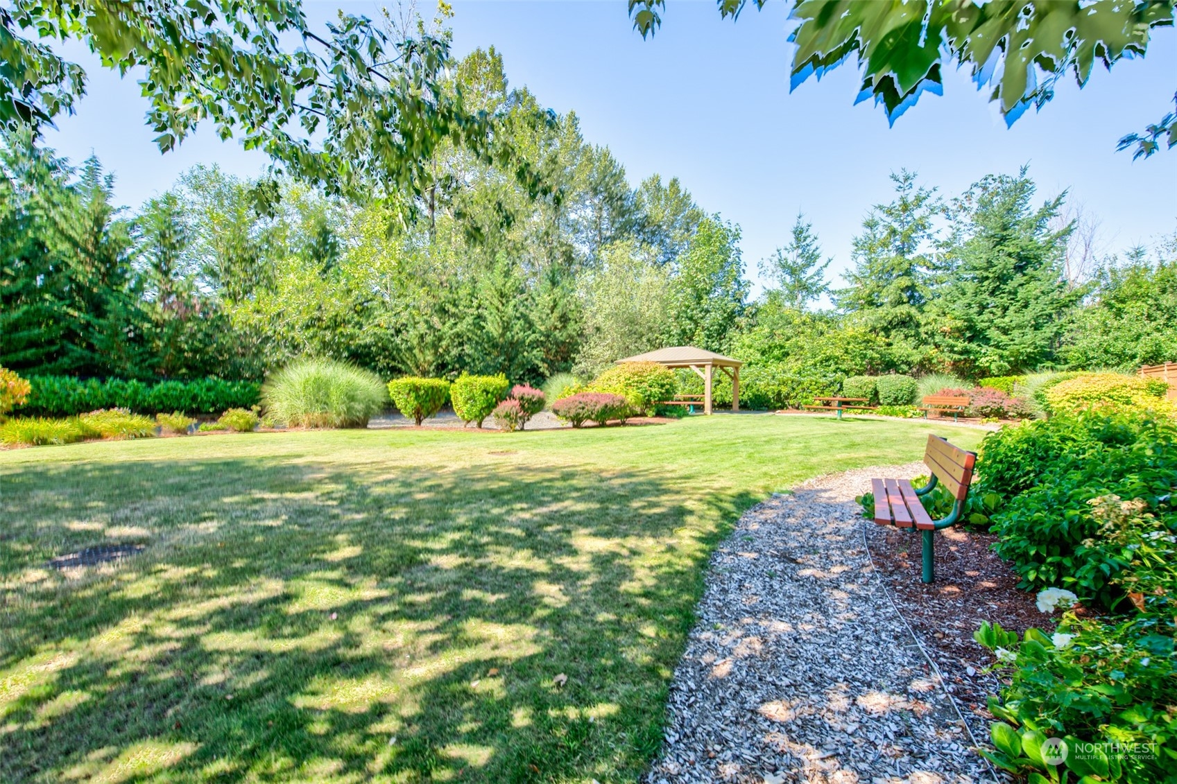 3530 215th Place Southeast Bothell, WA 98021 - Photo 33 of 35 a view of a garden with an outdoor space