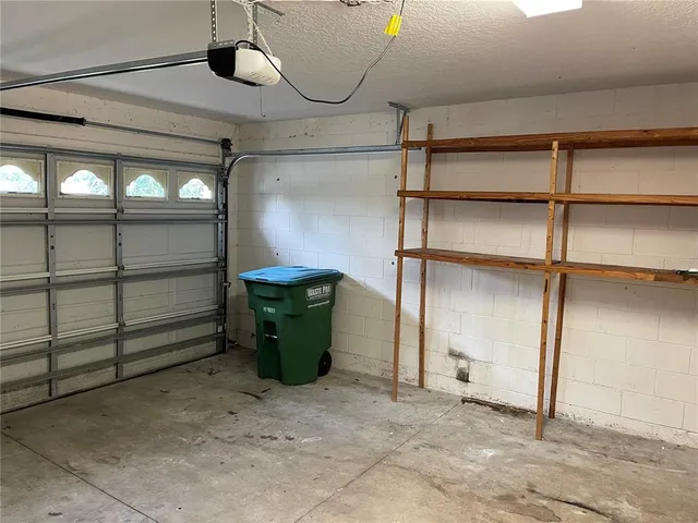a view of a room with racks