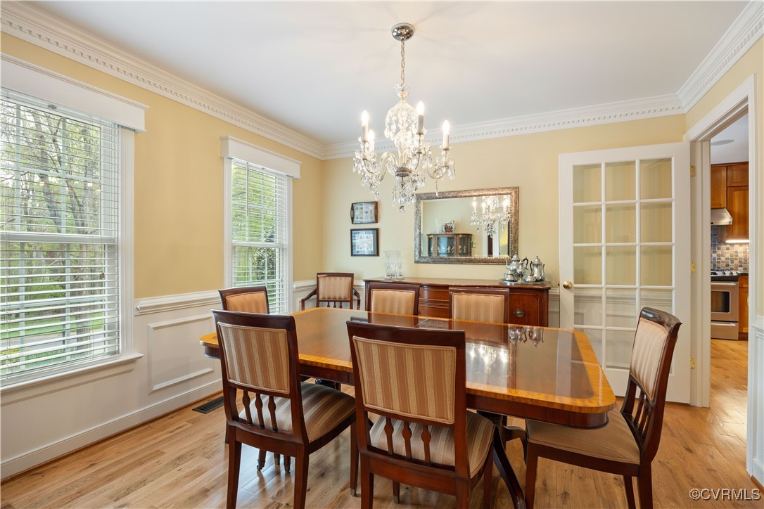 14204 Chimney House Road Midlothian, VA 23112 - Photo 12 of 39 a view of a dining room with furniture window and outside view
