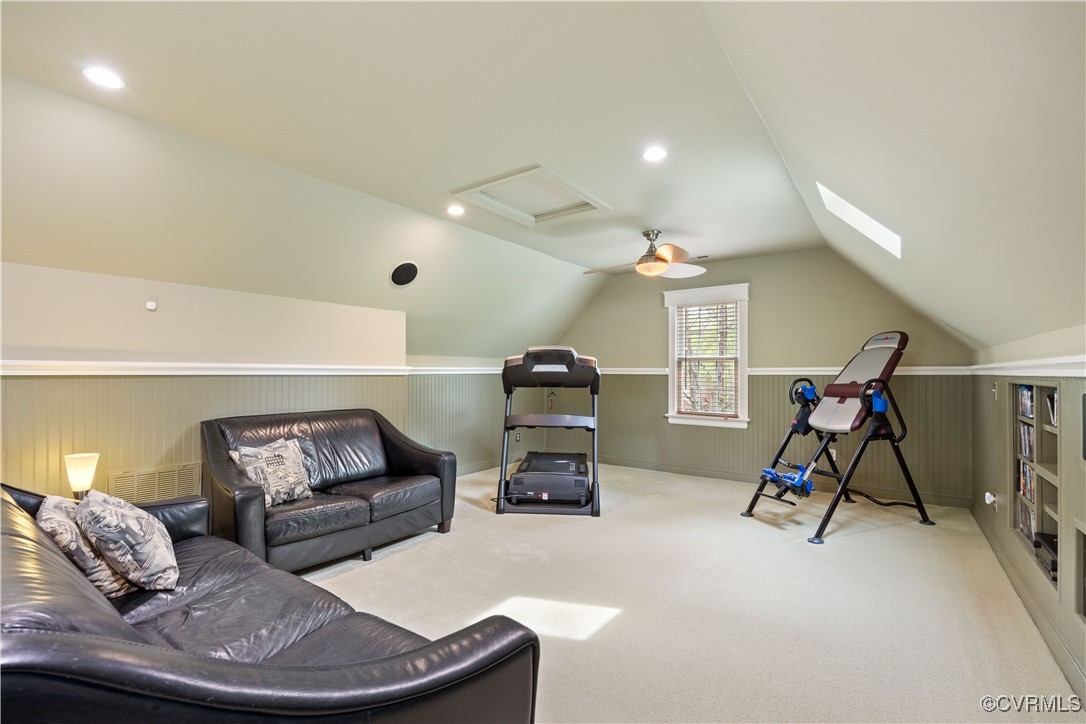 14204 Chimney House Road Midlothian, VA 23112 - Photo 27 of 39 a living room with furniture and a gym equipment