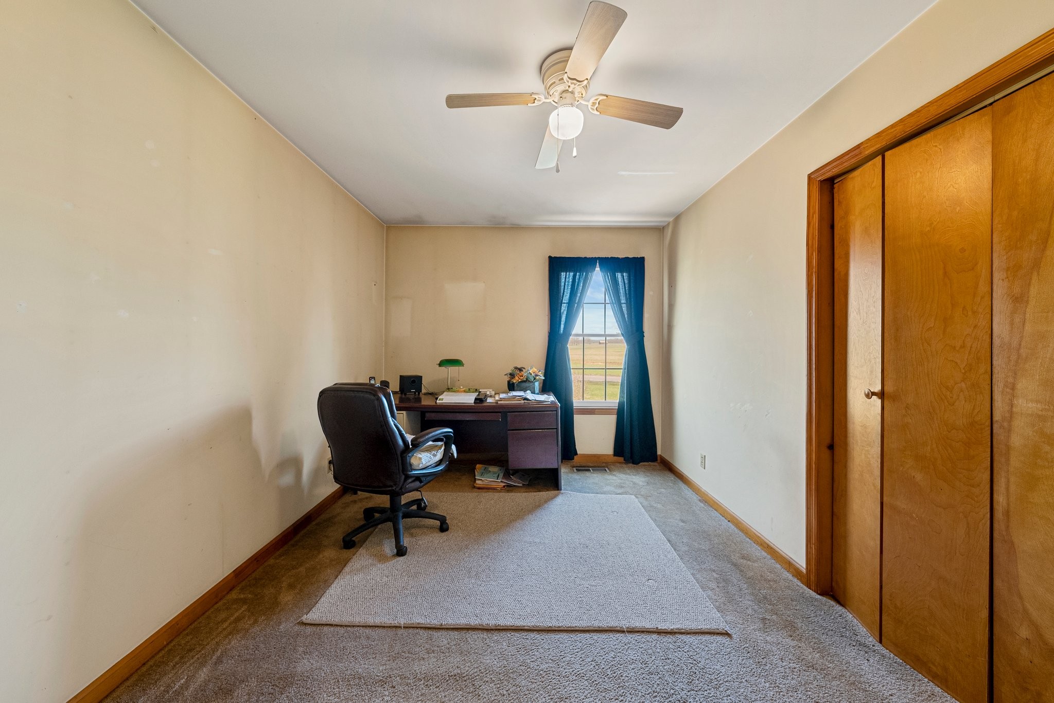 5066 Starks Road Cross Plains, TN 37049 - Photo 29 of 30 a view of a workspace with furniture and a window